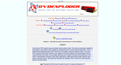 Desktop Screenshot of dvdexploder.com